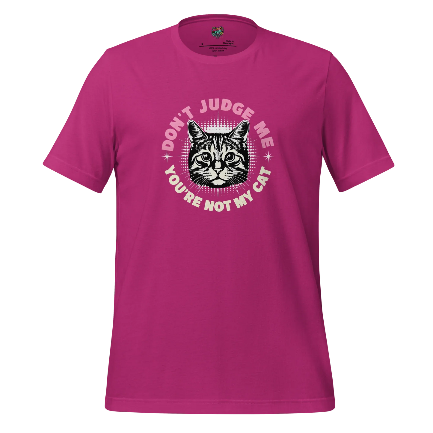 Don't Judge Me Shirt Berry