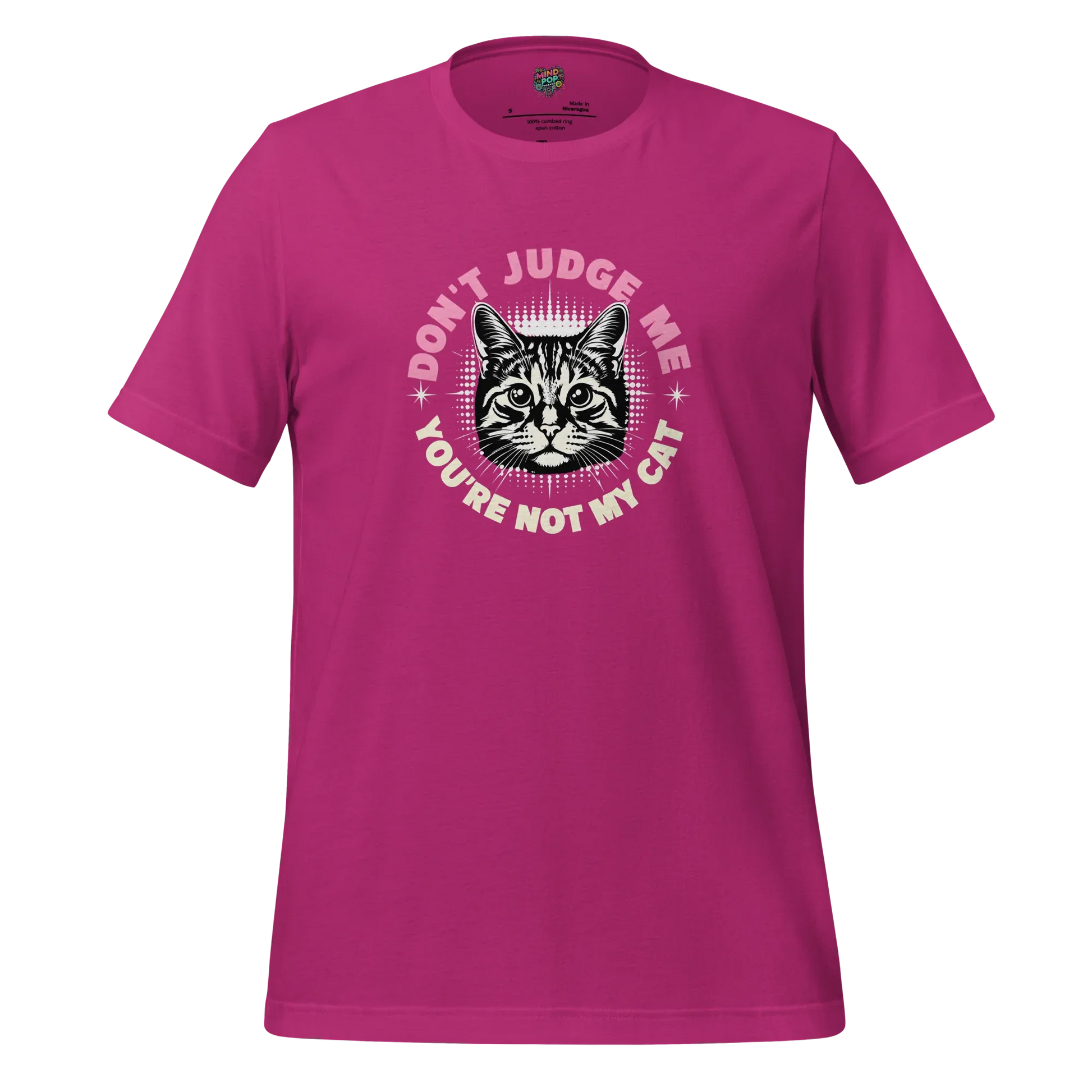 Don't Judge Me Shirt Berry