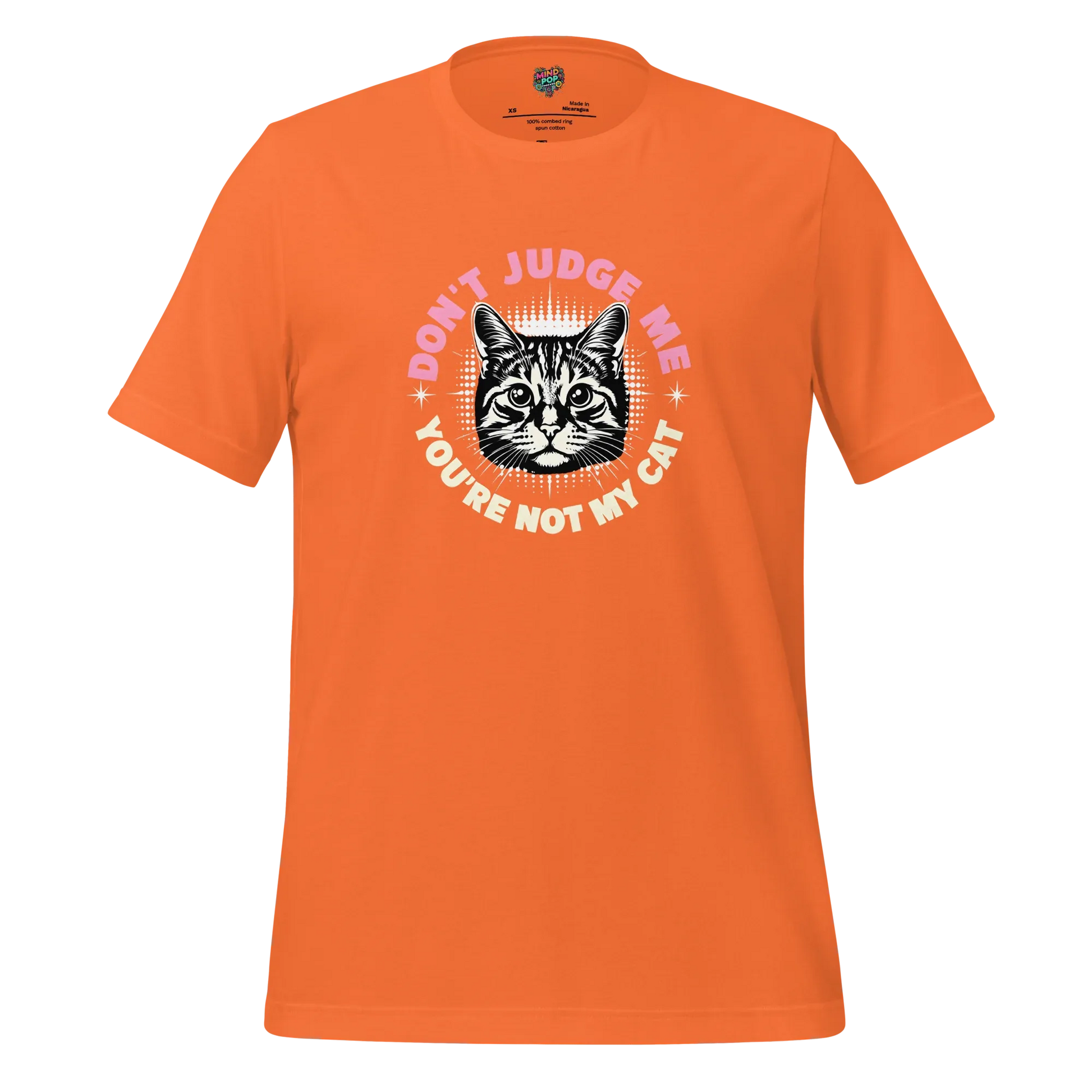 Don't Judge Me Shirt Orange
