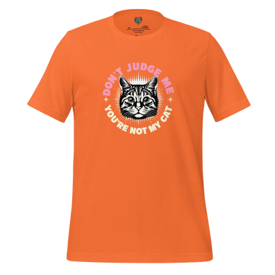 Don't Judge Me Shirt Orange