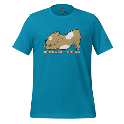 Downward Dogma Shirt Aqua