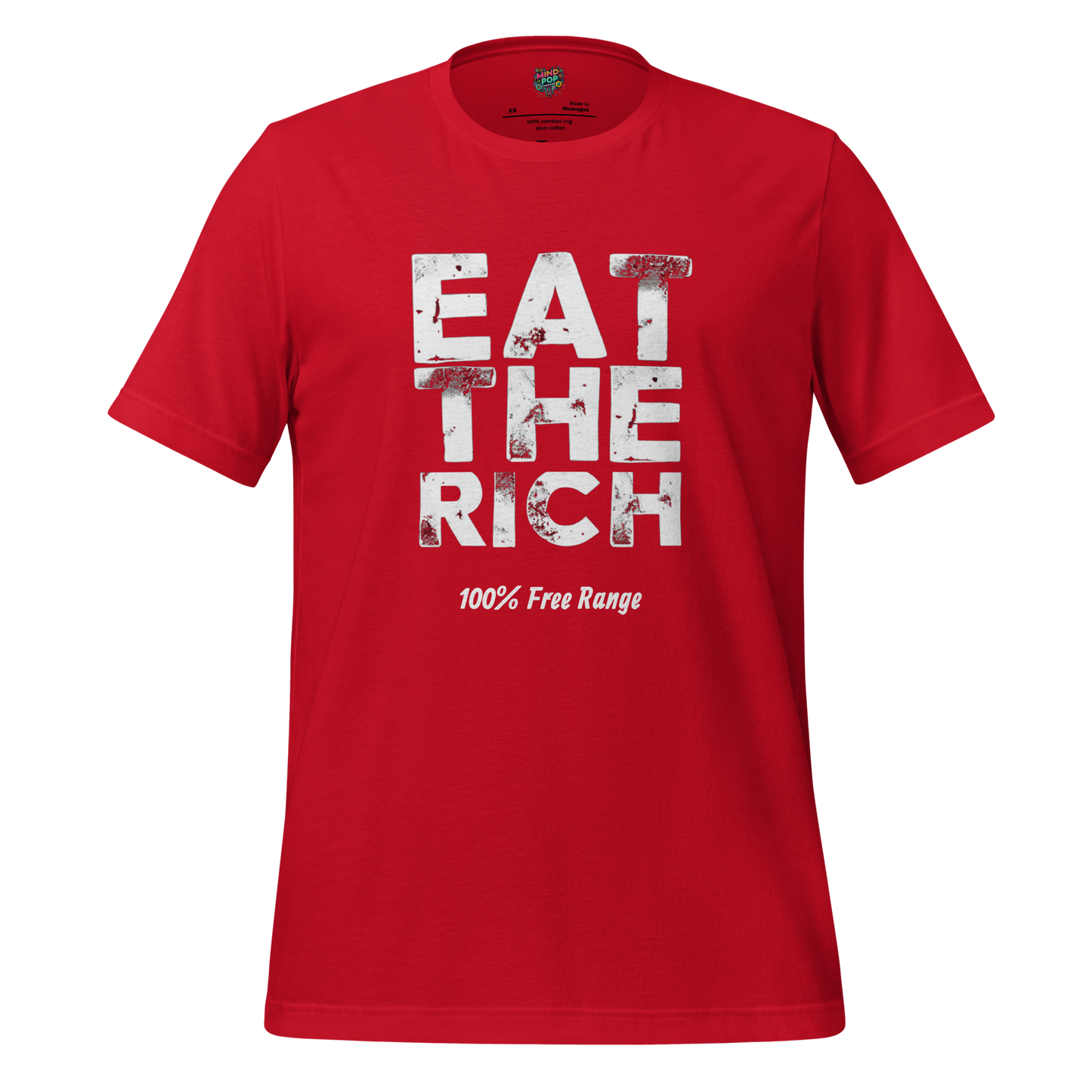 EAT THE RICH - 100% Free Range Shirt Red