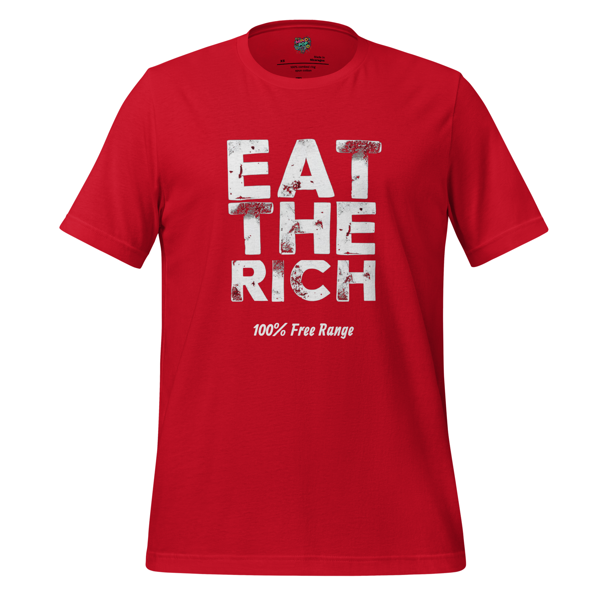 EAT THE RICH - 100% Free Range Shirt Red