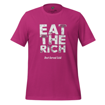 Eat The Rich Tee — Best Served Cold Graphic Berry