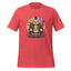 Enlightened Sit-In Punk Buddha Shirt Heather Red