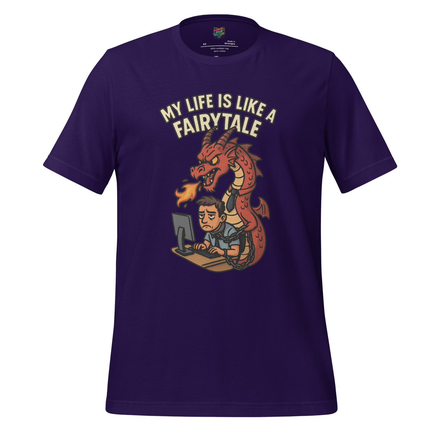 Fairytale Office Shirt Team Purple