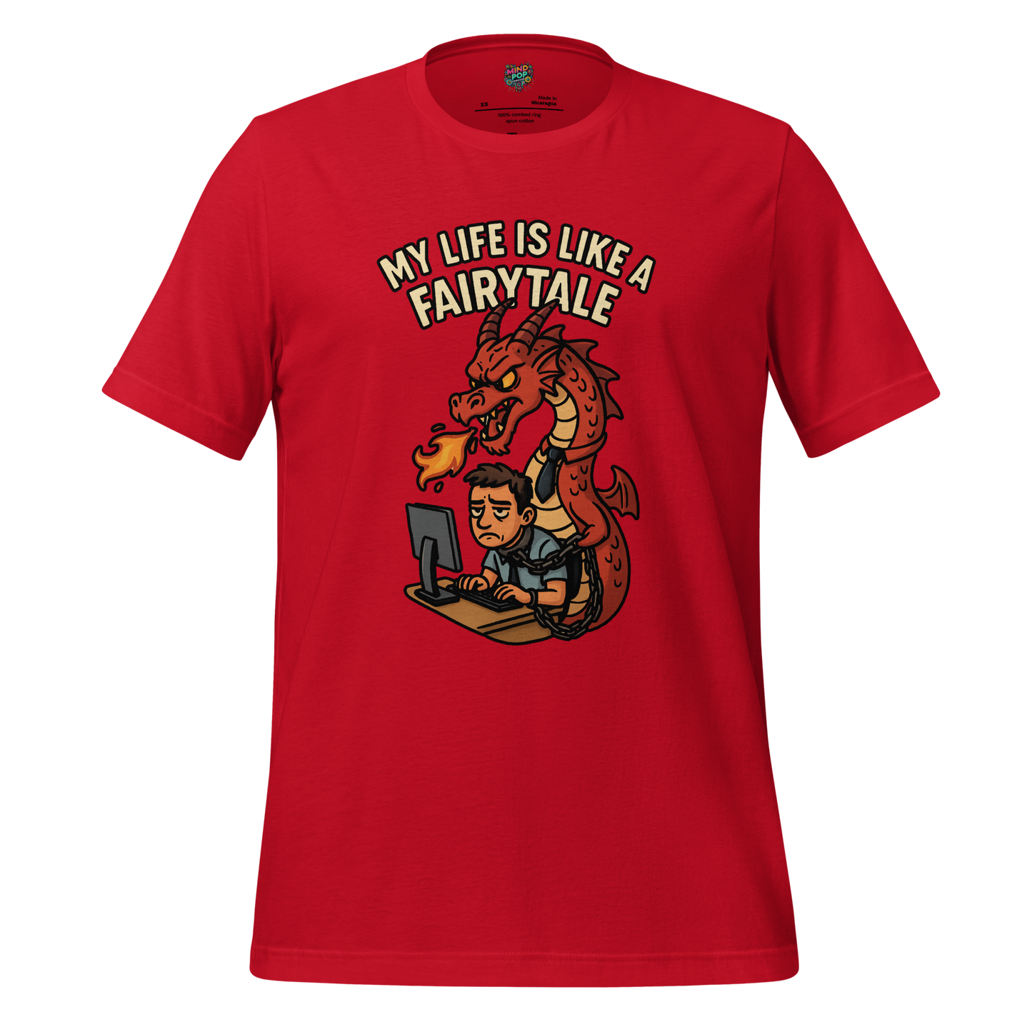 Fairytale Office Shirt Red
