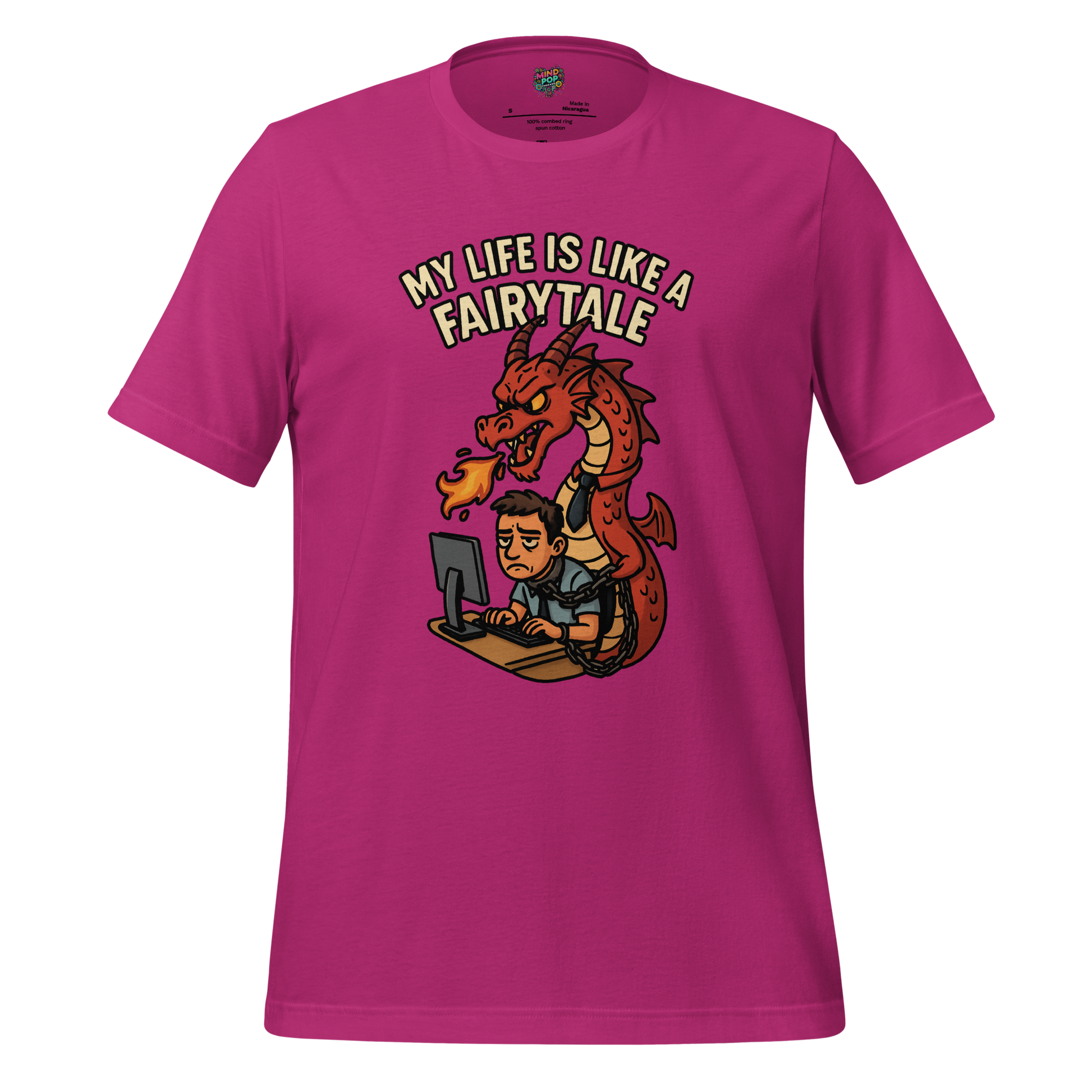 Fairytale Office Shirt Berry