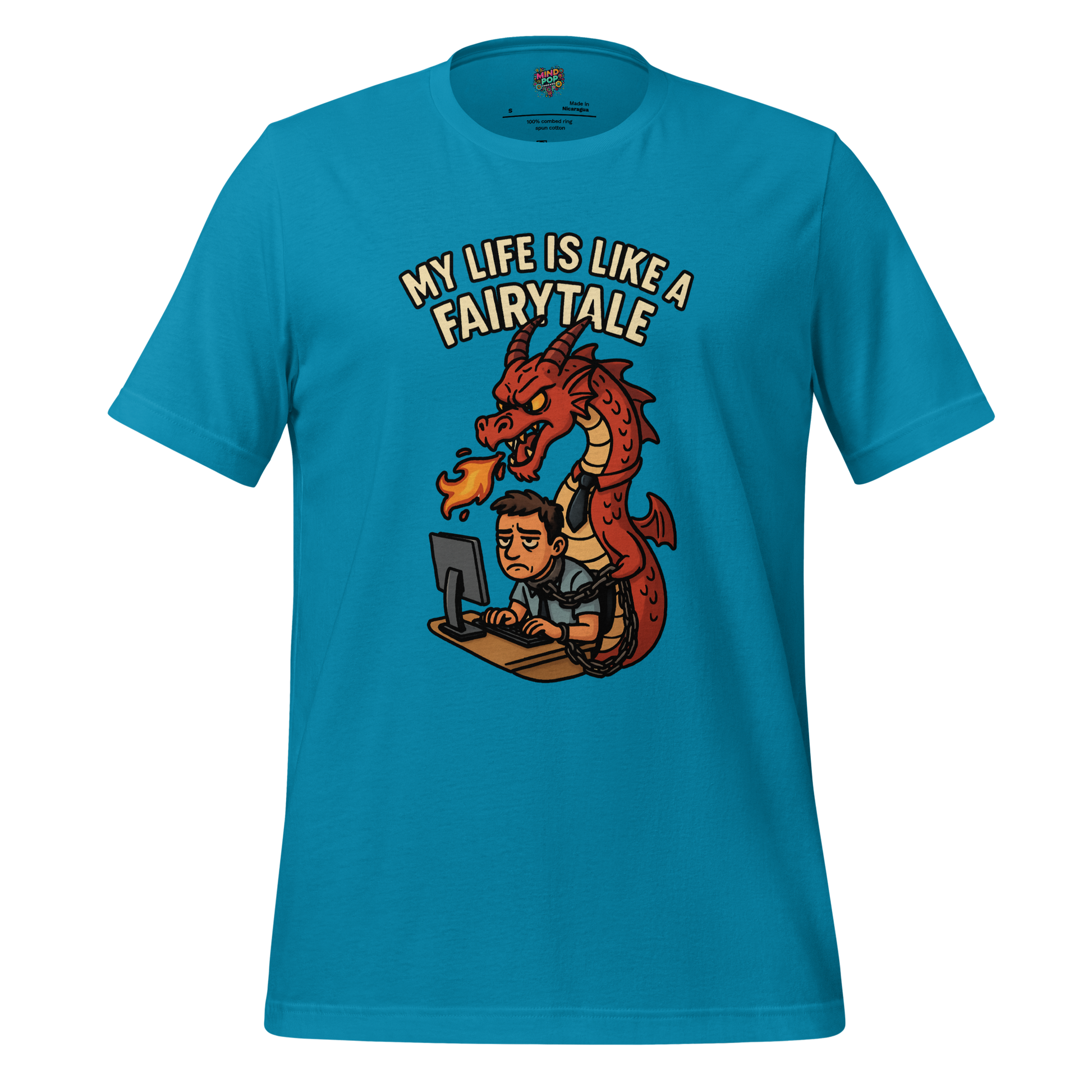 Fairytale Office Shirt Aqua