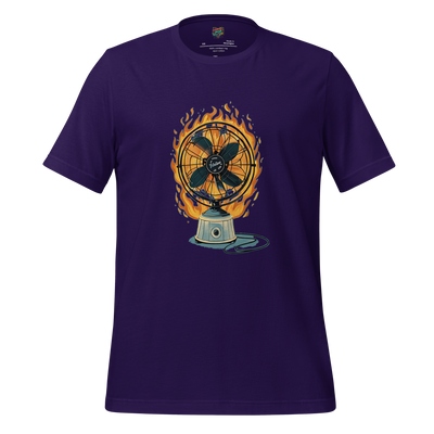 Fan on Fire Shirt Team Purple