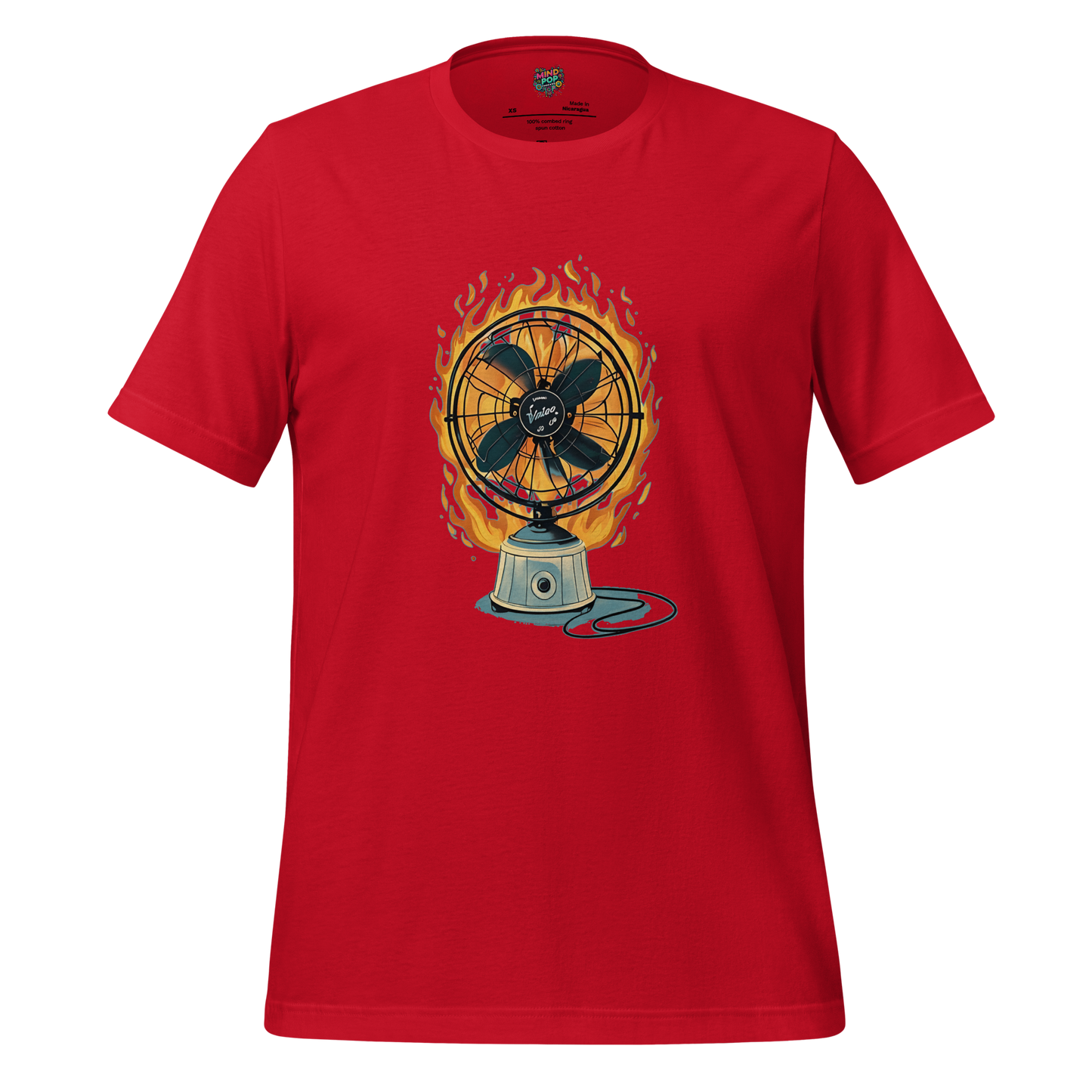Fan on Fire Shirt Red