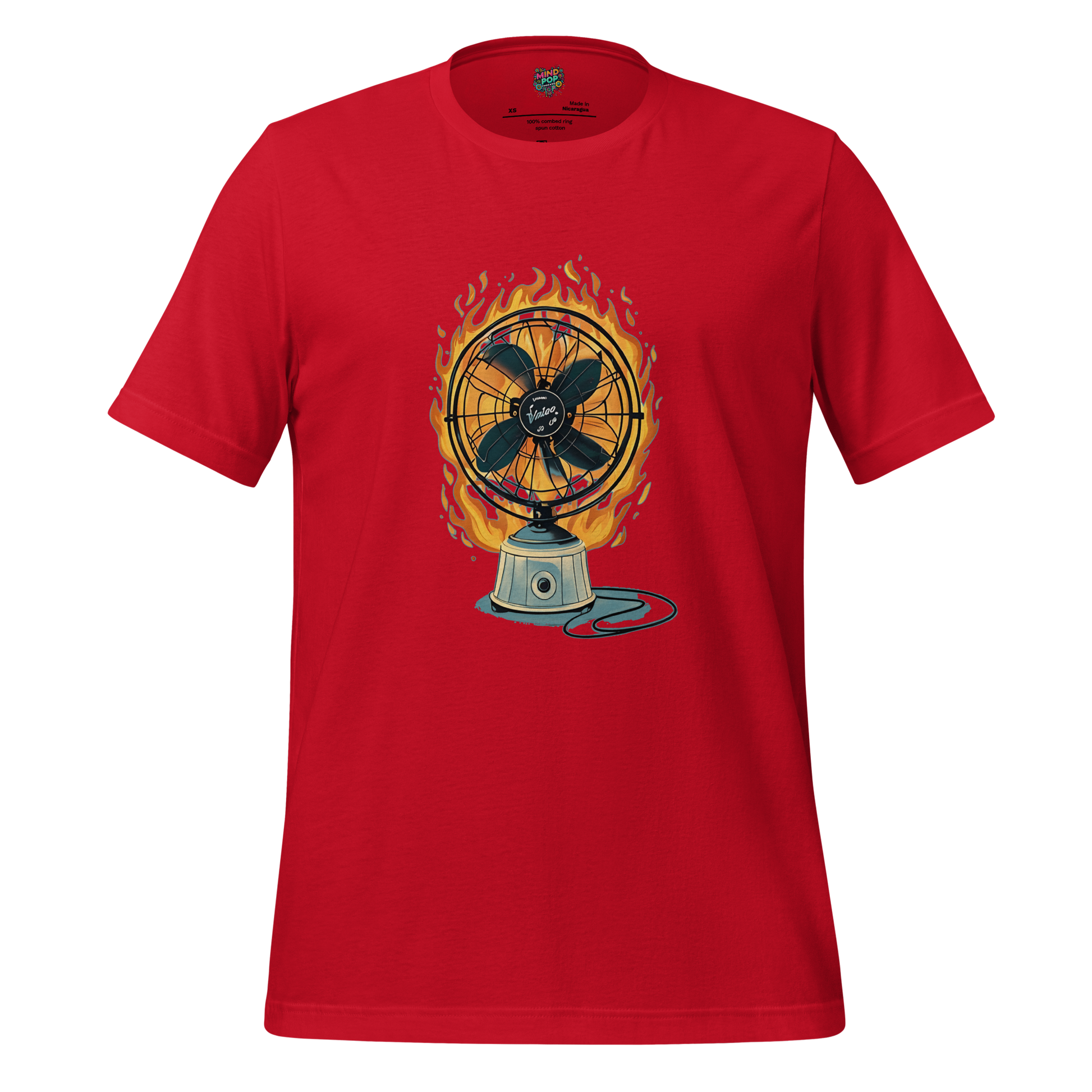 Fan on Fire Shirt Red