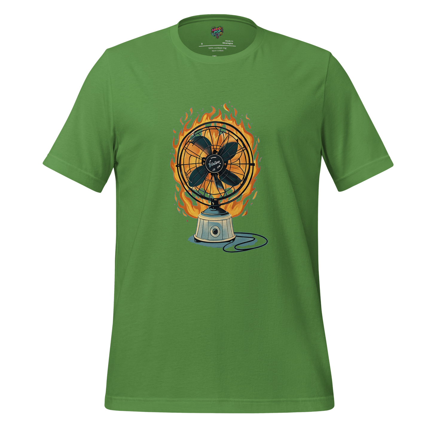Fan on Fire Shirt Leaf