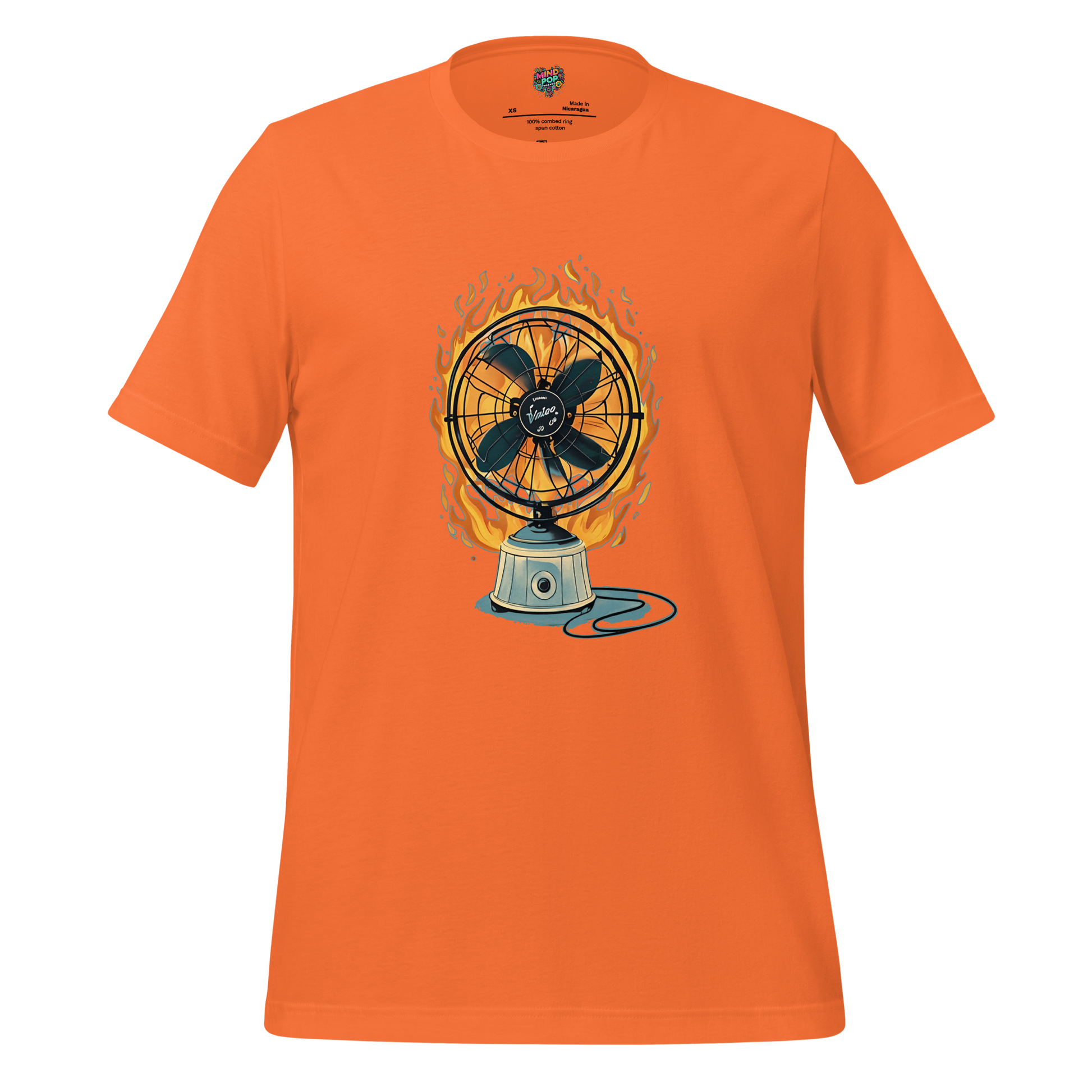 Fan on Fire Shirt Orange
