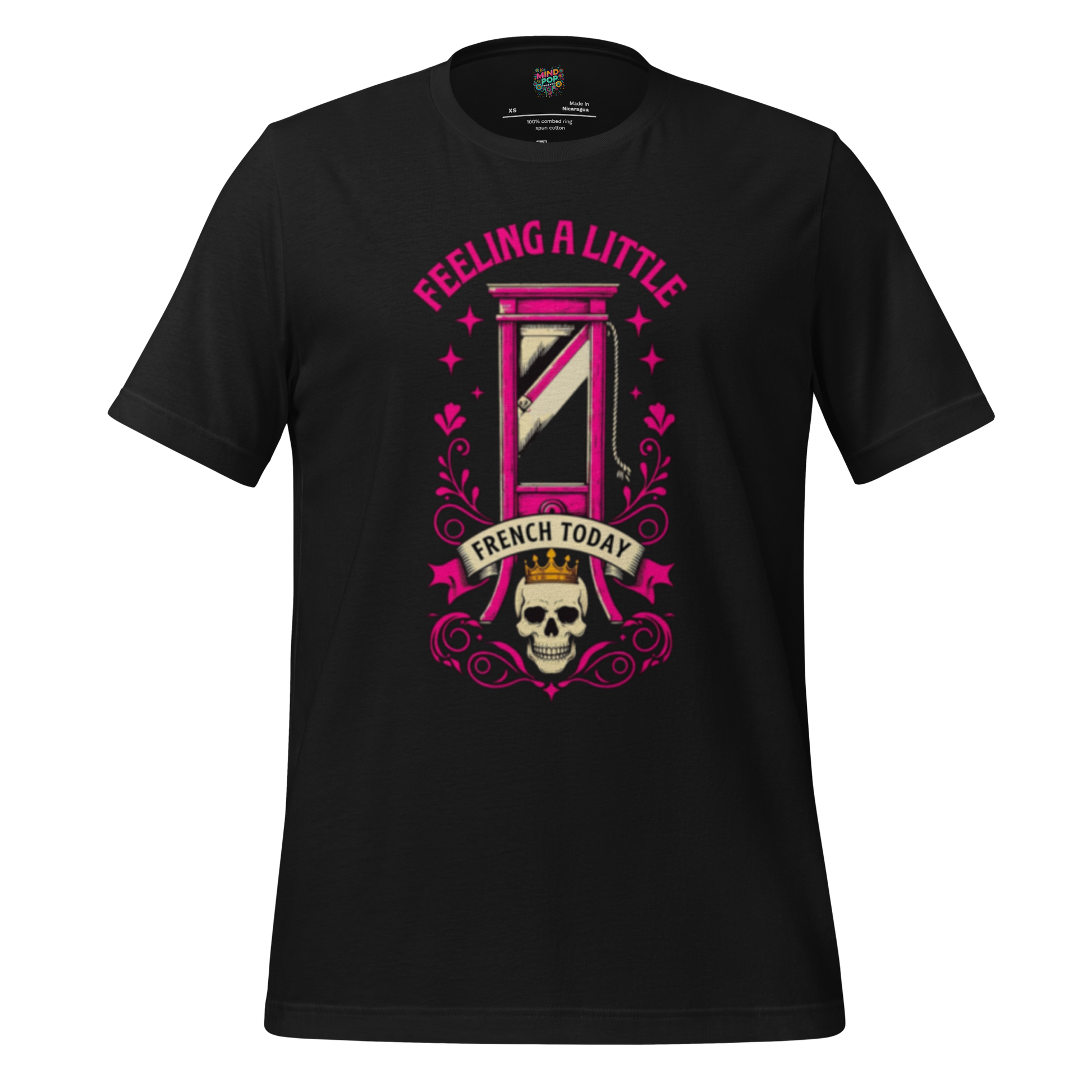 Feeling French Today Shirt Vintage Black