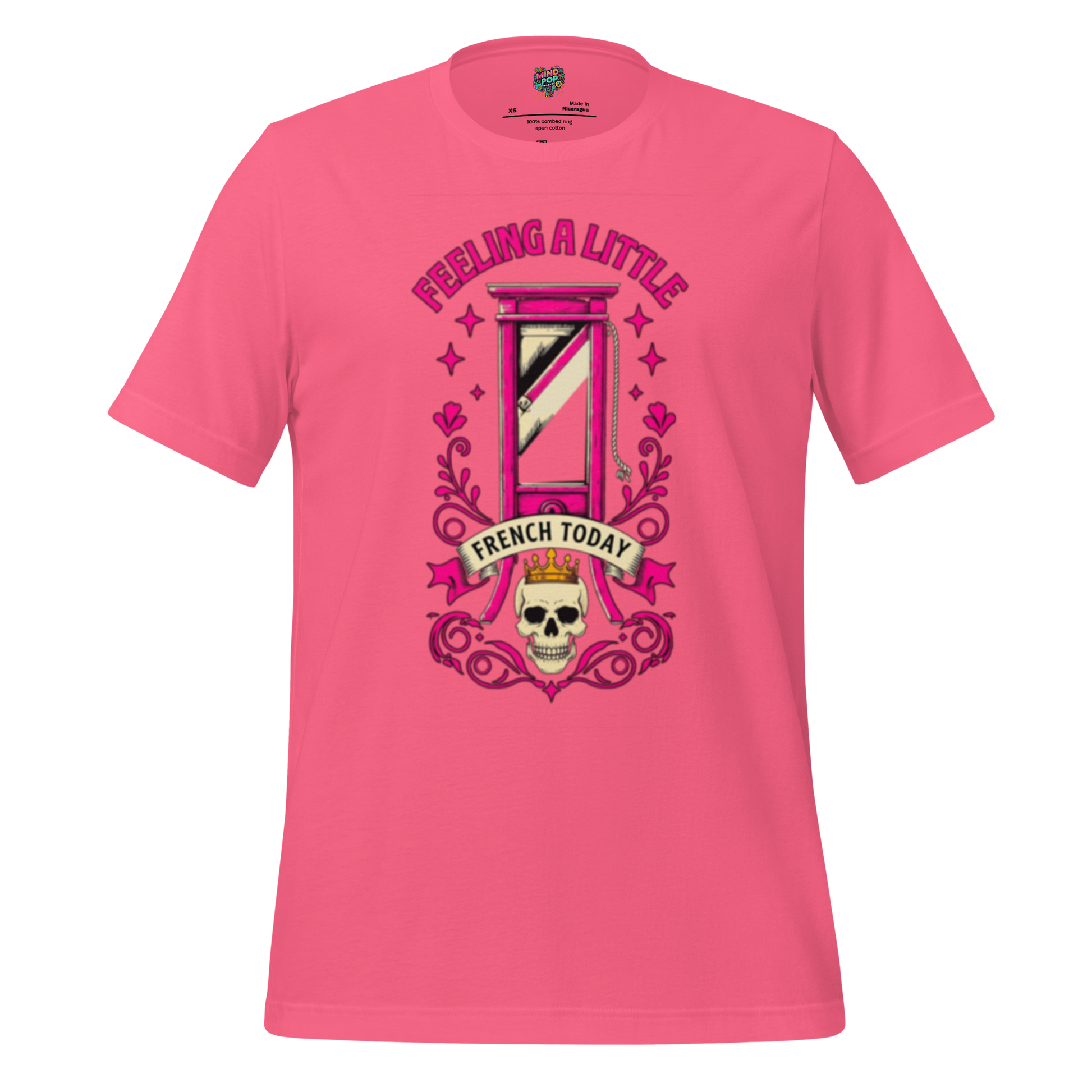 Feeling French Today Shirt Charity Pink