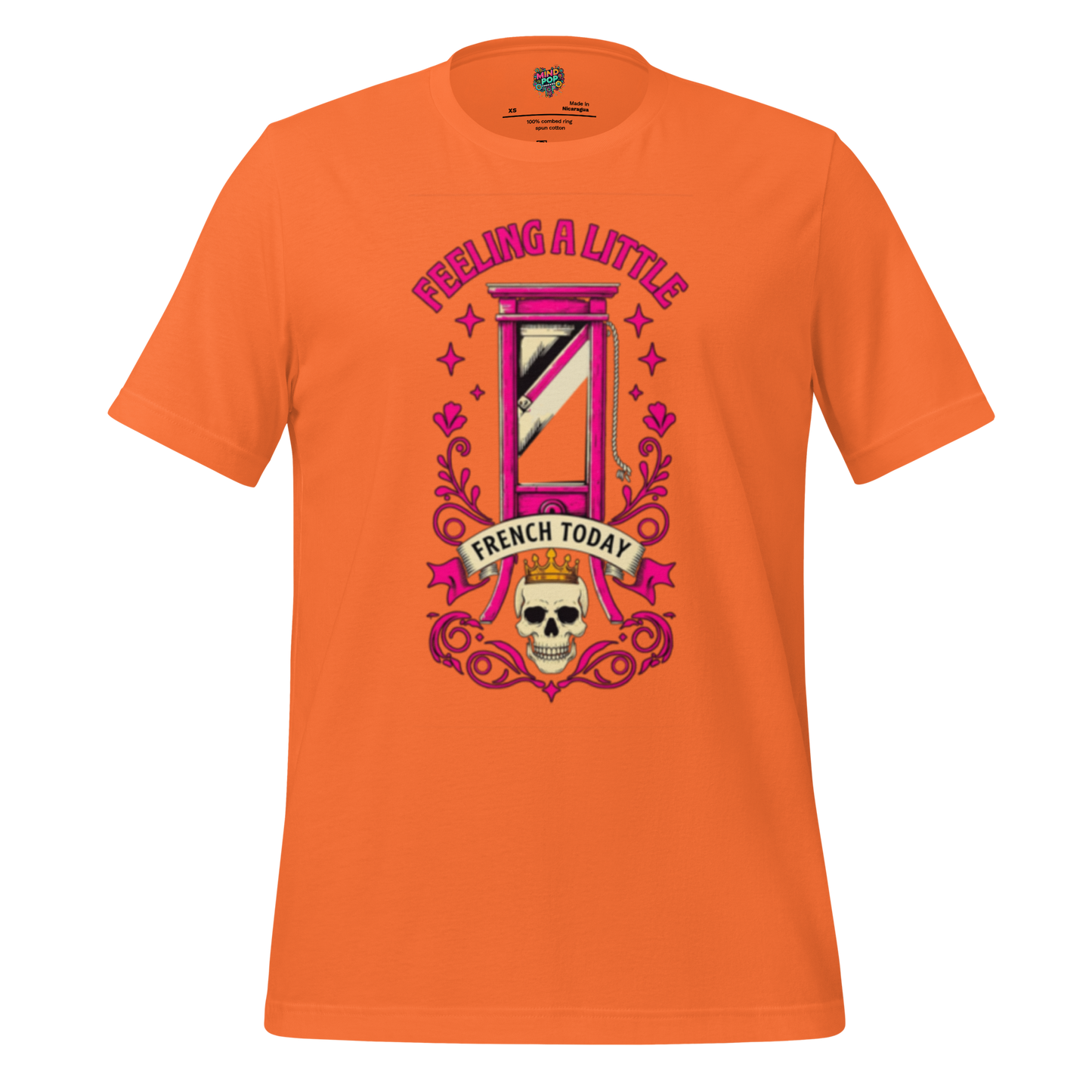 Feeling French Today Shirt Orange