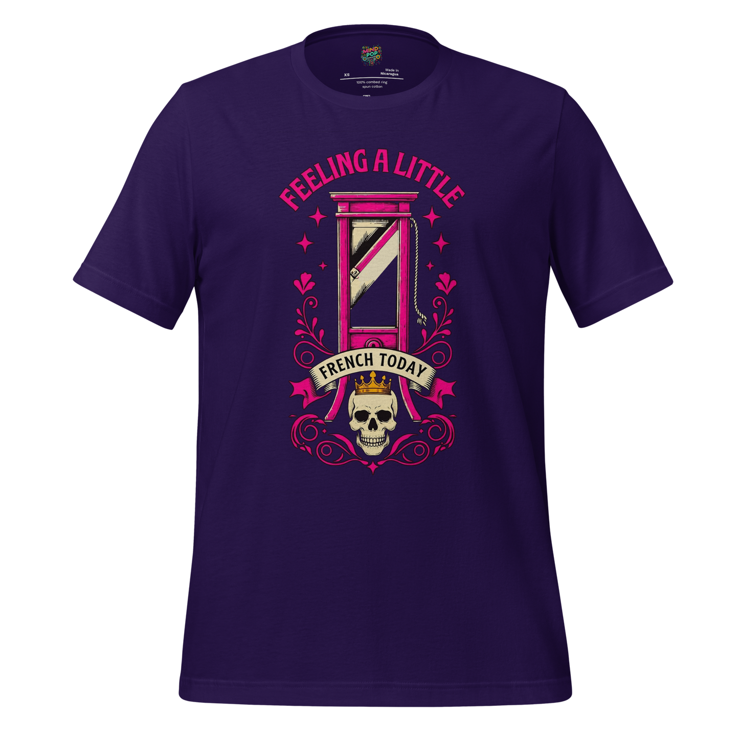 Feeling a Little French Today Shirt Team Purple