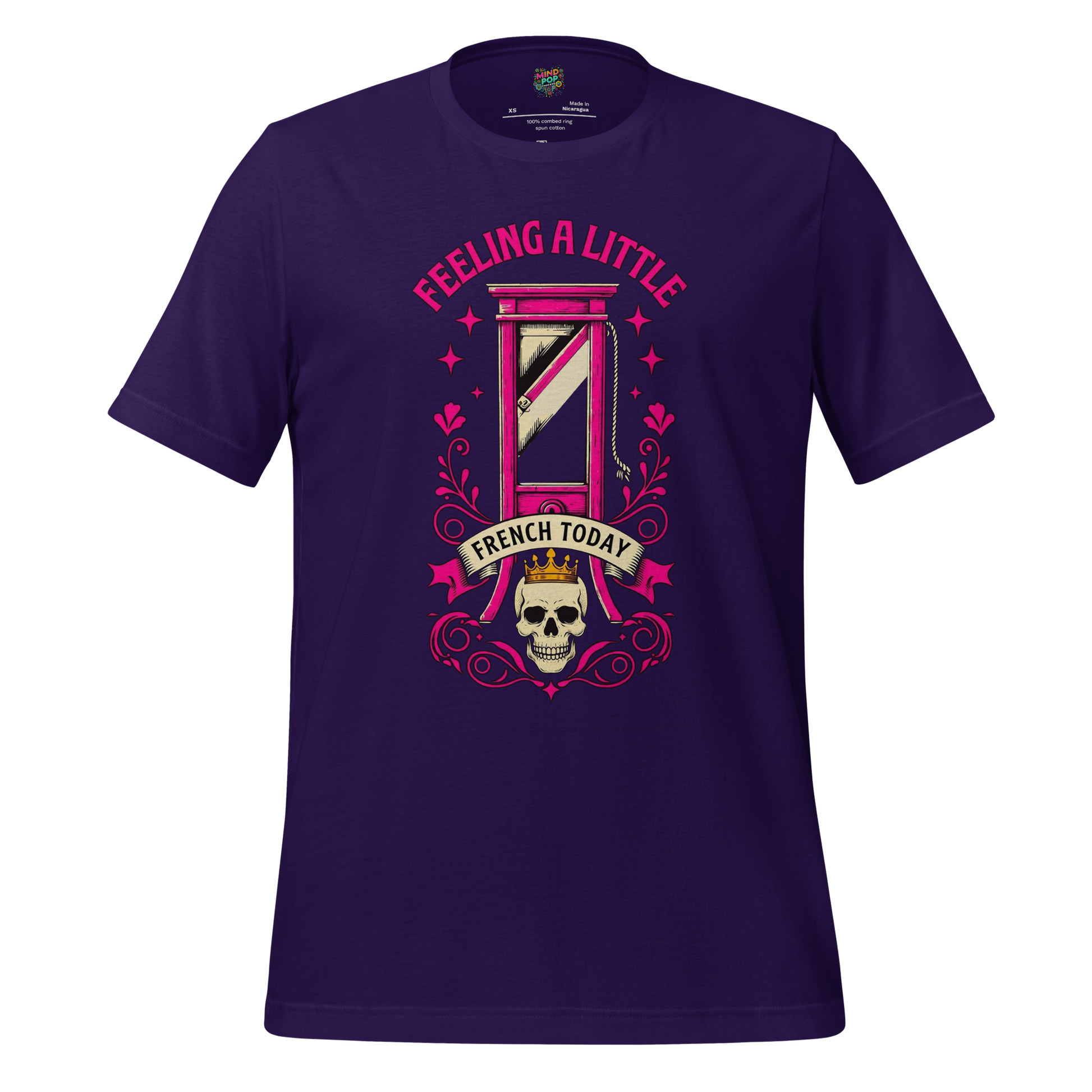 Feeling a Little French Today Shirt Team Purple