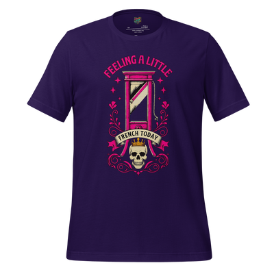 Feeling a Little French Today Shirt Team Purple