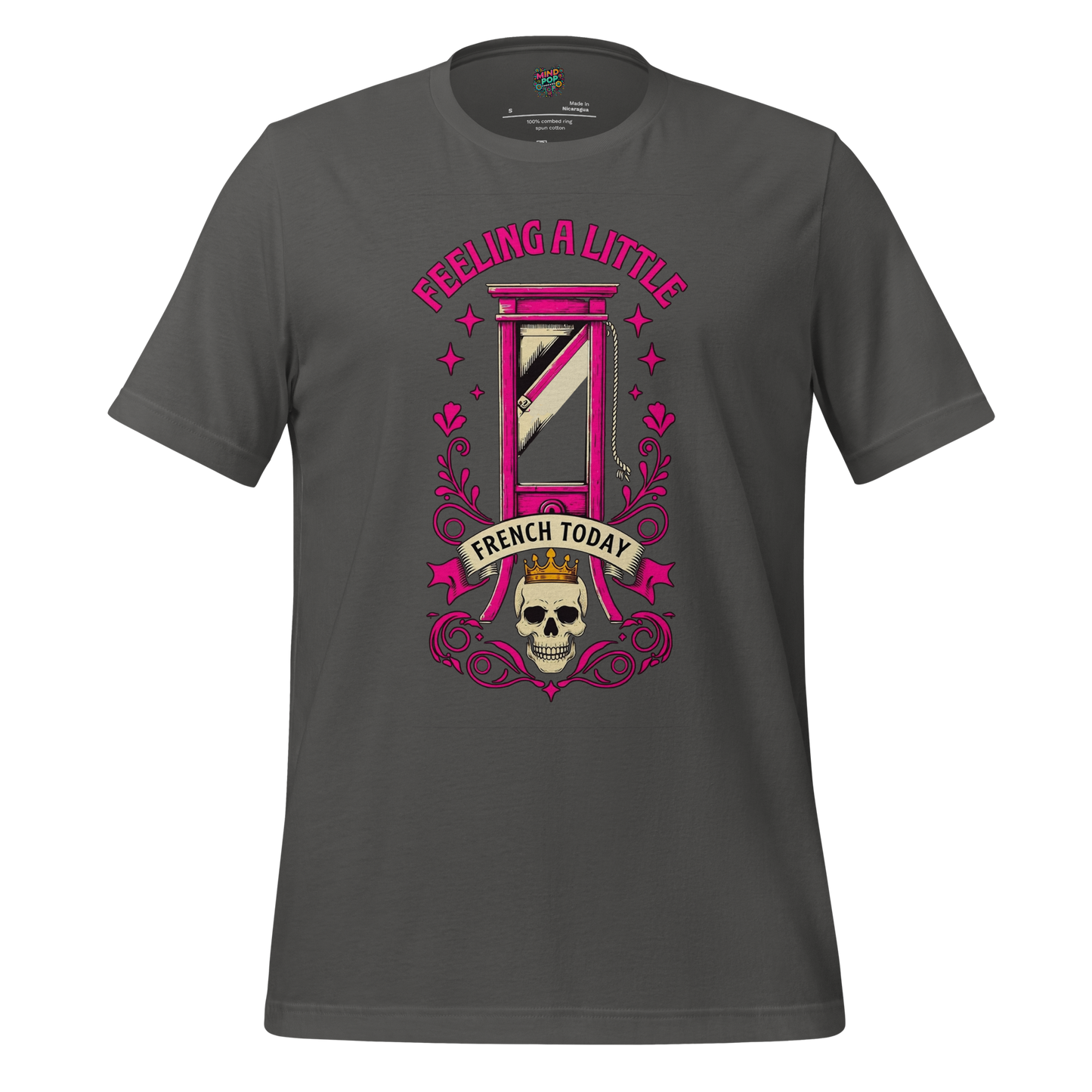 Feeling a Little French Today Shirt Asphalt