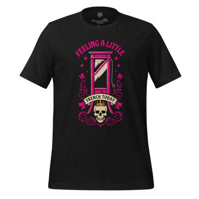 Feeling a Little French Today Shirt Vintage Black