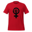 Feminist Resistance Graphic Tee — Vintage Protest Style Red