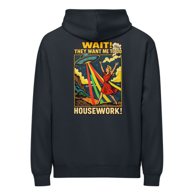 Feminist joke Wait They Expect Me to Do Housework Cotton Hoodie