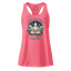 Finding Enlightenment (Buddha in Garden) fitted racerback tank top Hot Pink