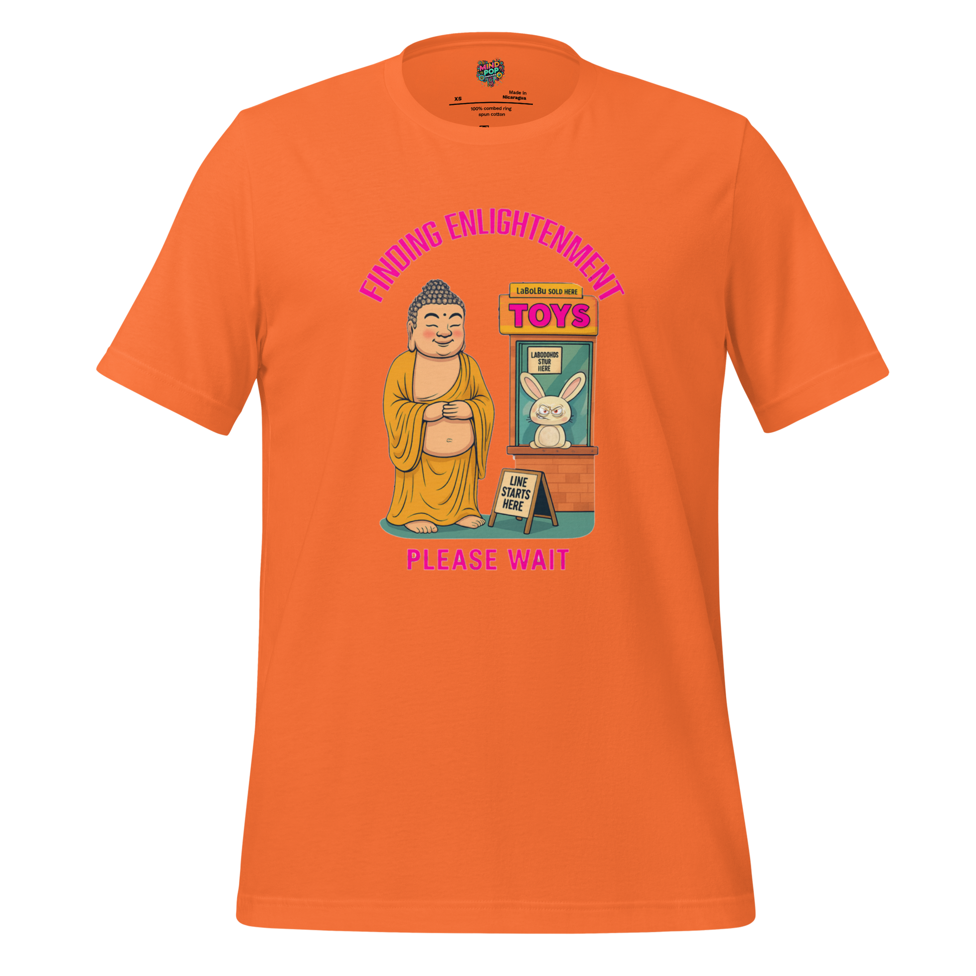 Finding Enlightenment Fufu Doll Shirt Orange