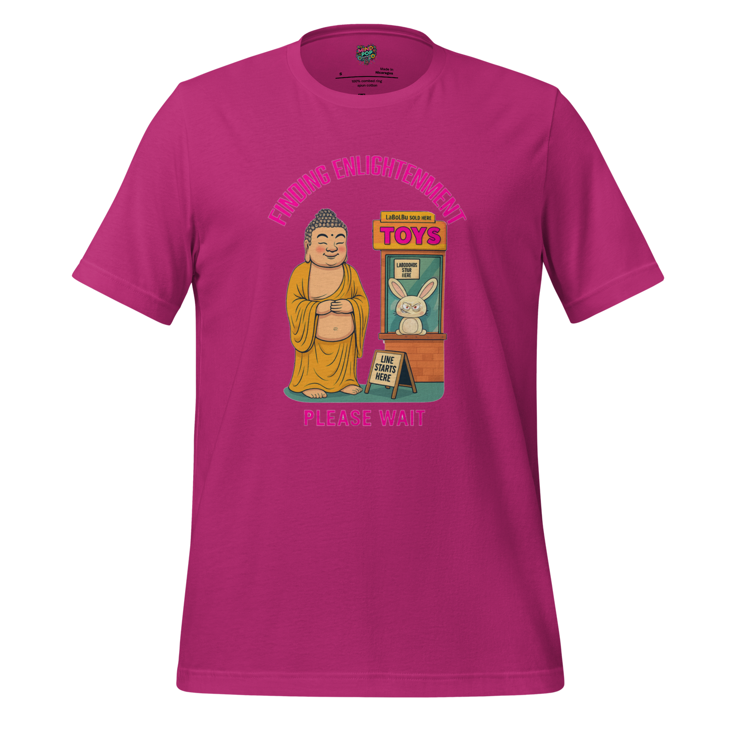 Finding Enlightenment Fufu Doll Shirt Berry
