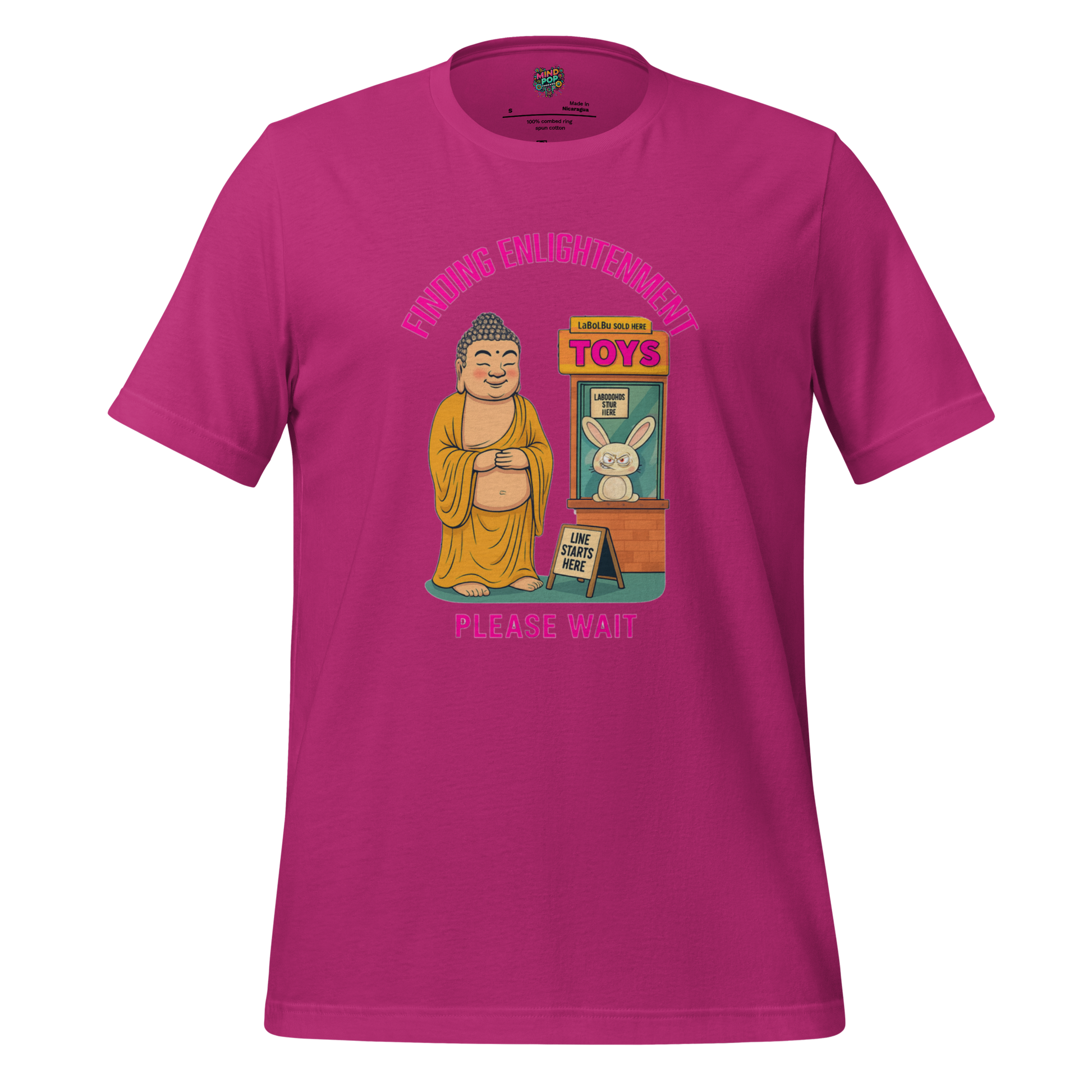Finding Enlightenment Fufu Doll Shirt Berry