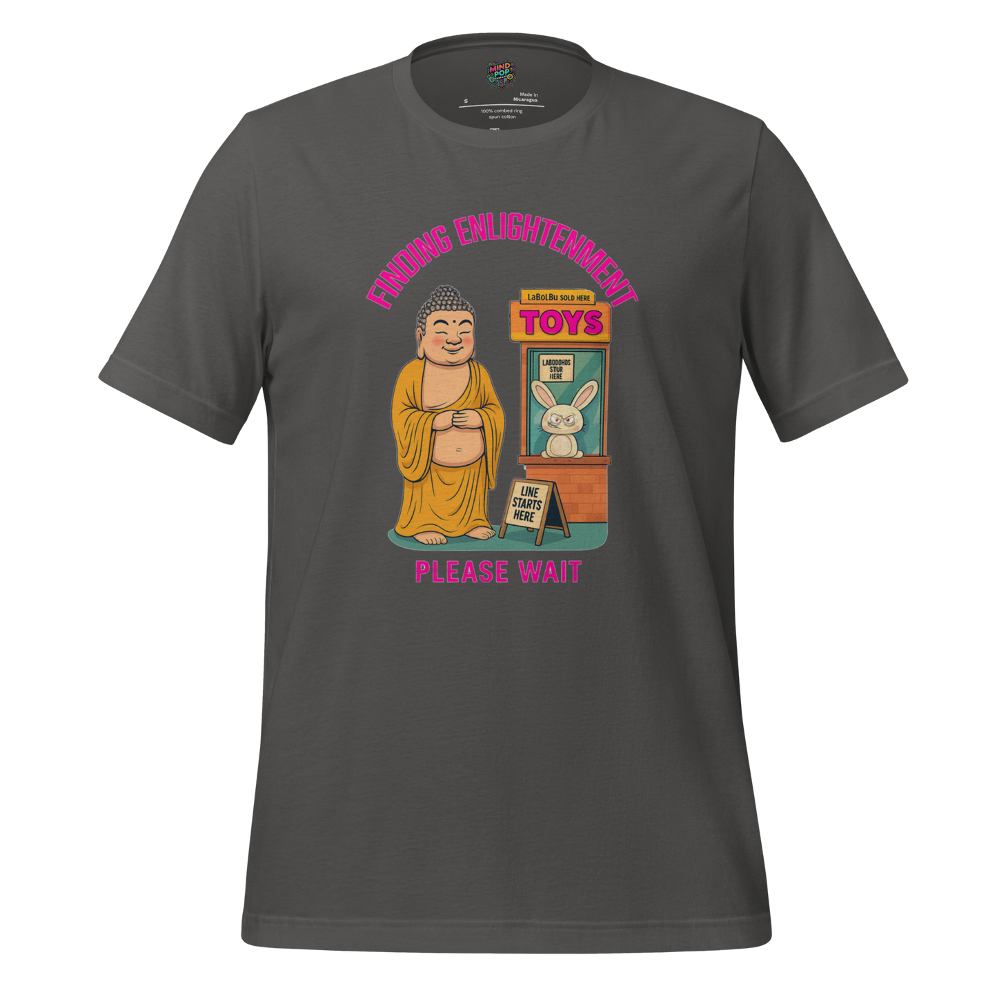 Finding Enlightenment Fufu Doll Shirt Asphalt