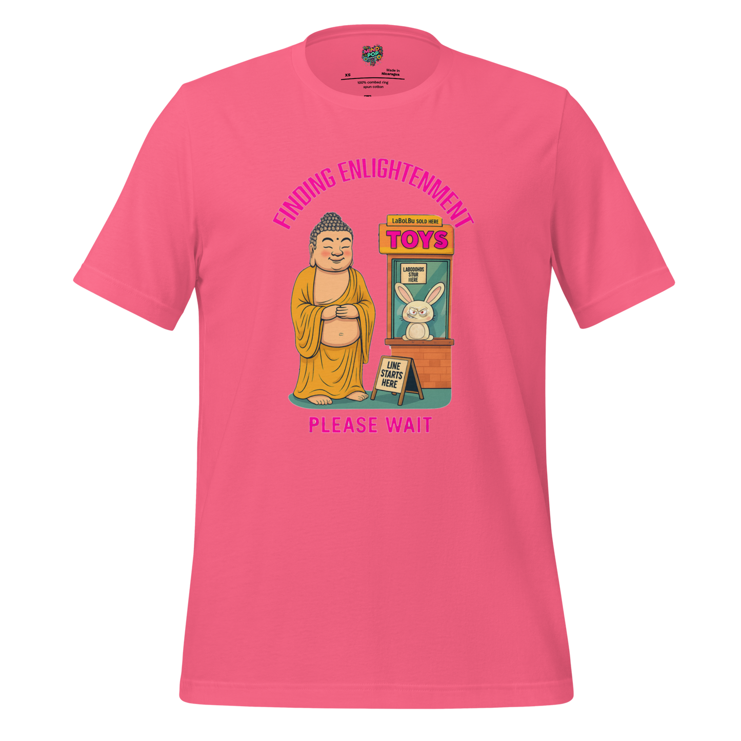 Finding Enlightenment Fufu Doll Shirt Charity Pink