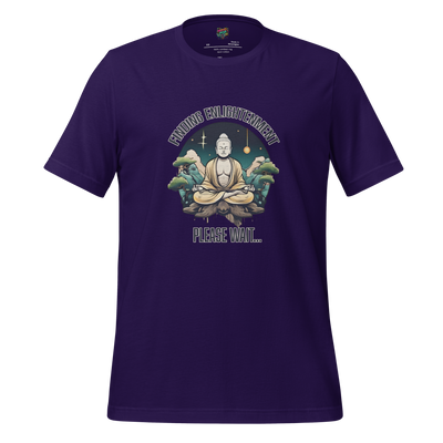 Finding Enlightenment, Please Wait Shirt Team Purple