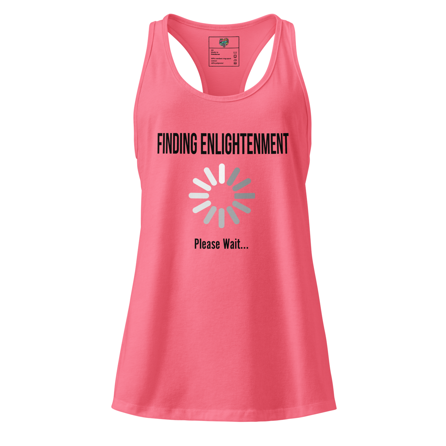 Finding Enlightenment RacerBack Tank Hot Pink