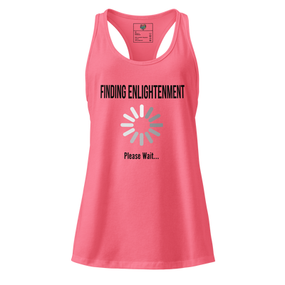 Finding Enlightenment RacerBack Tank Hot Pink