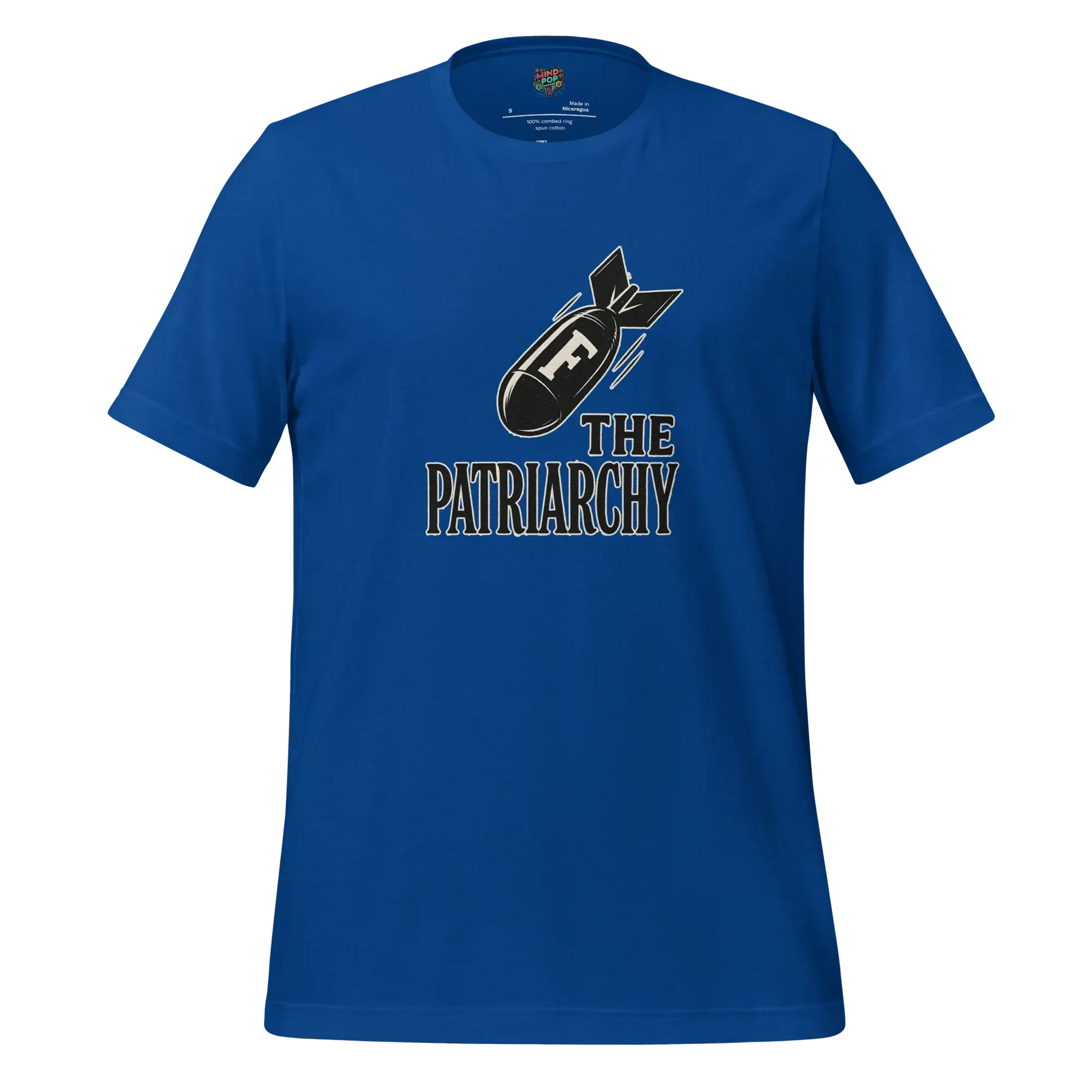 Smash The Patriarchy Tee — Feminist Statement Shirt True Royal