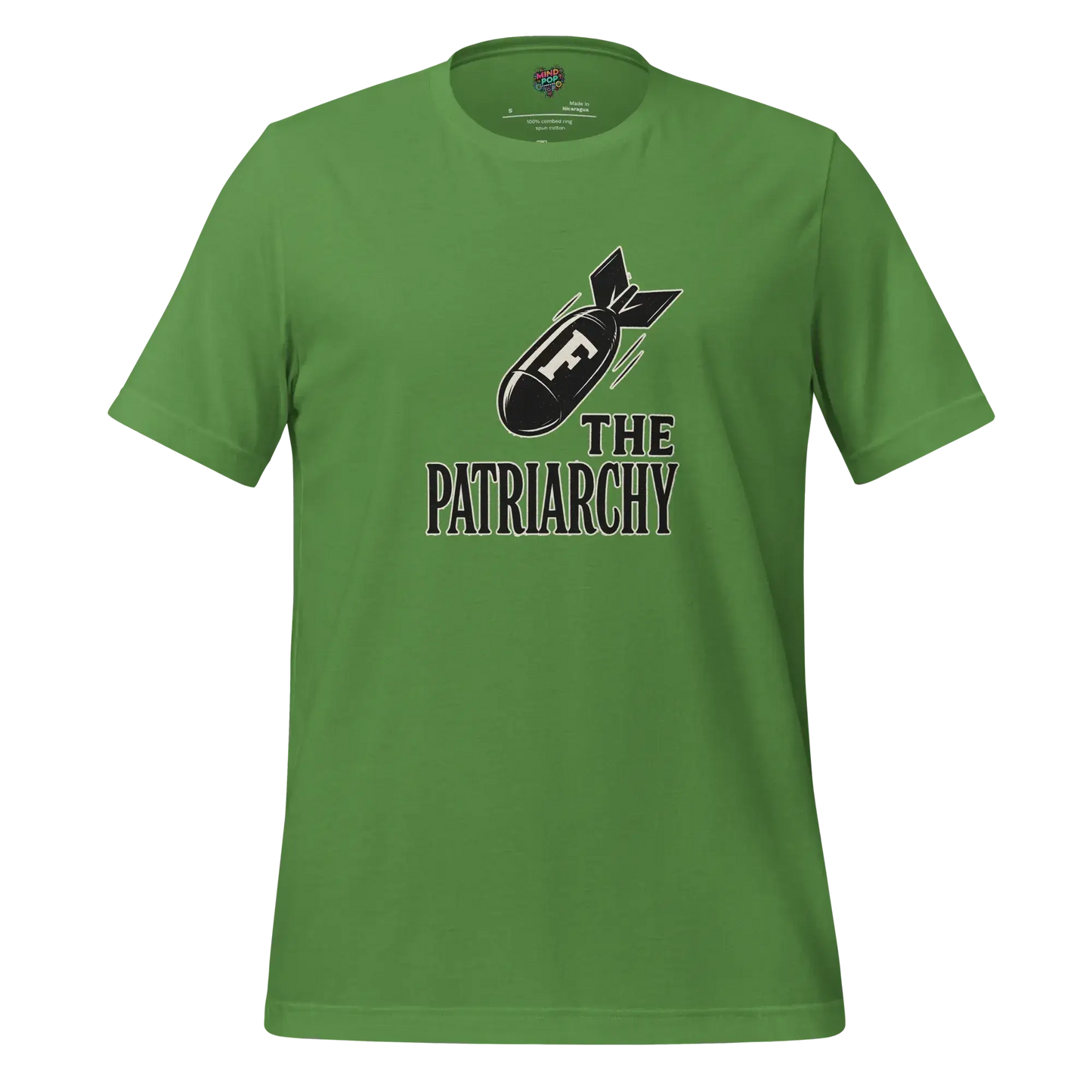 Smash The Patriarchy Tee — Feminist Statement Shirt Leaf