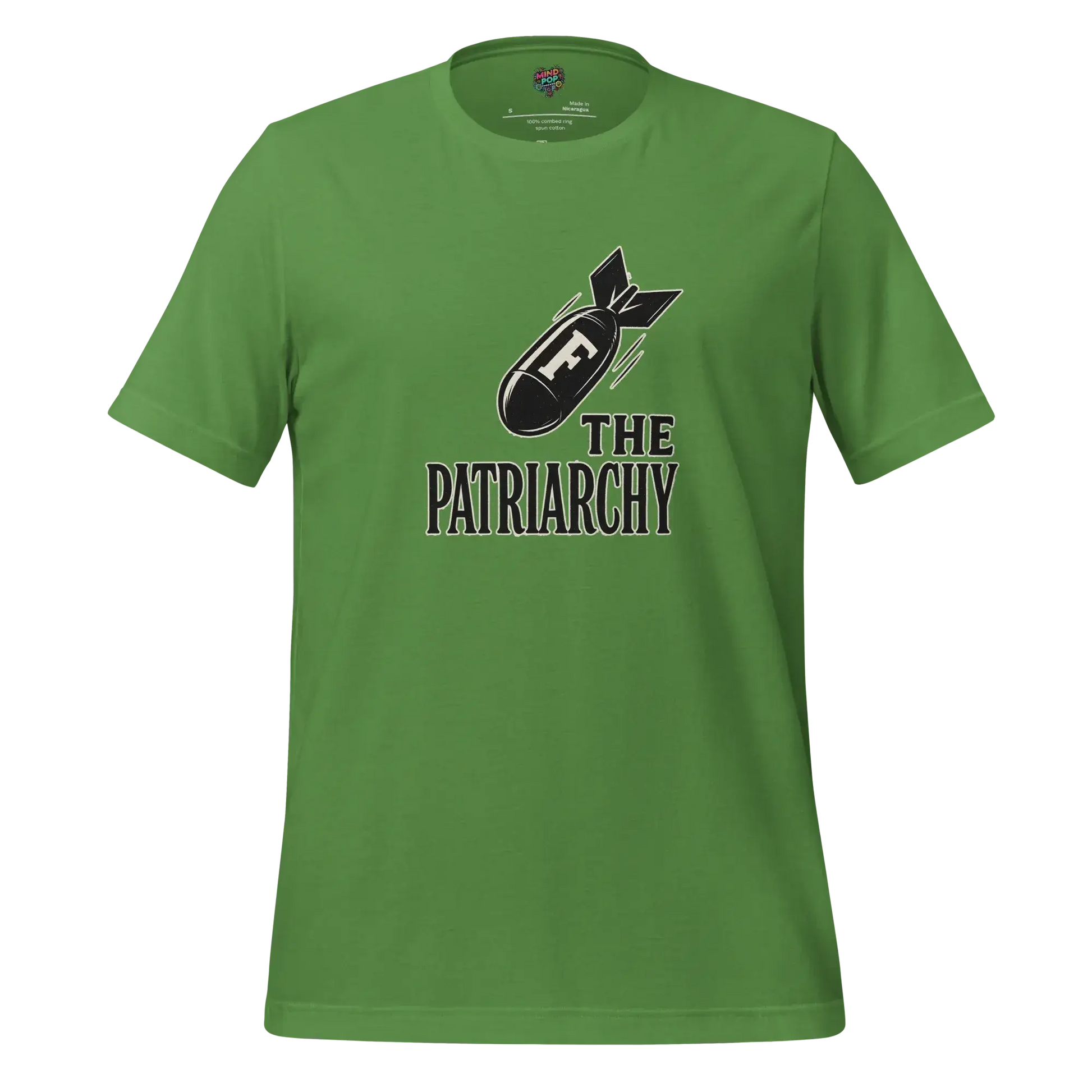 Smash The Patriarchy Tee — Feminist Statement Shirt Leaf