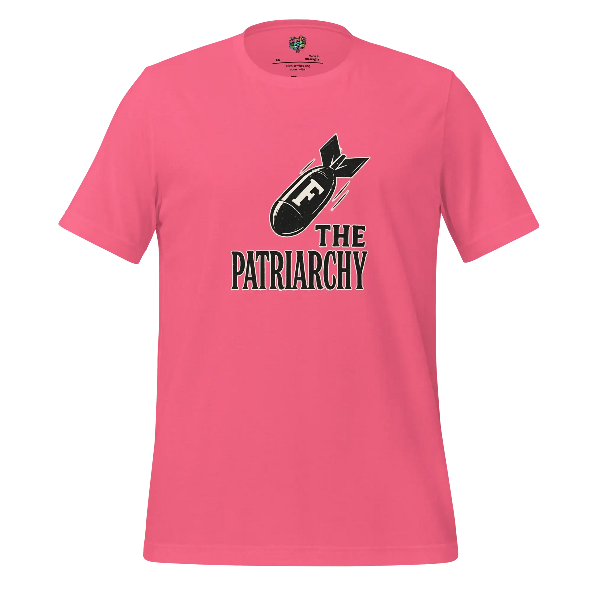 Smash The Patriarchy Tee — Feminist Statement Shirt Charity Pink