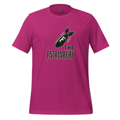 Feminist Resistance Graphic Tee — Vintage Protest Style Berry