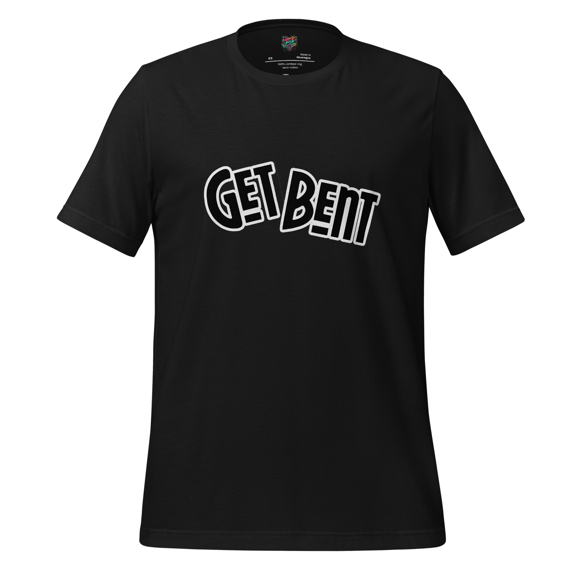 GenX Text Get Bent Shirt Vintage Black