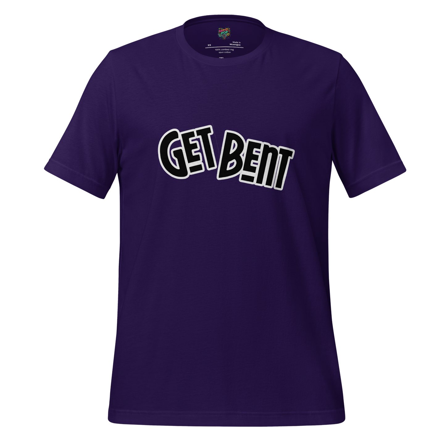 GenX Text Get Bent Shirt Team Purple