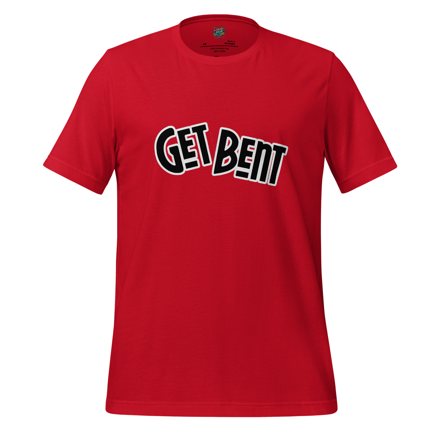 GenX Text Get Bent Shirt Red
