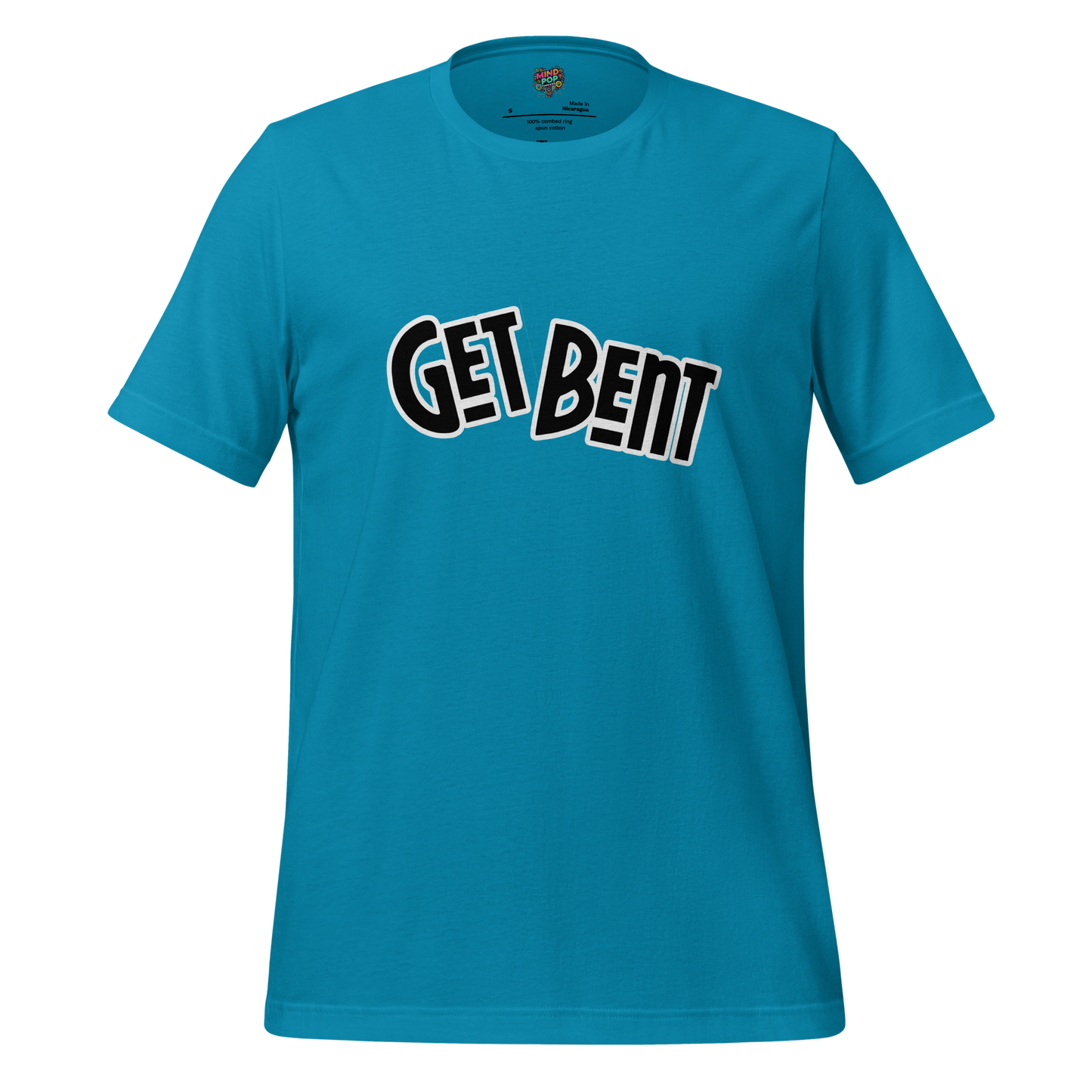 GenX Text Get Bent Shirt Aqua