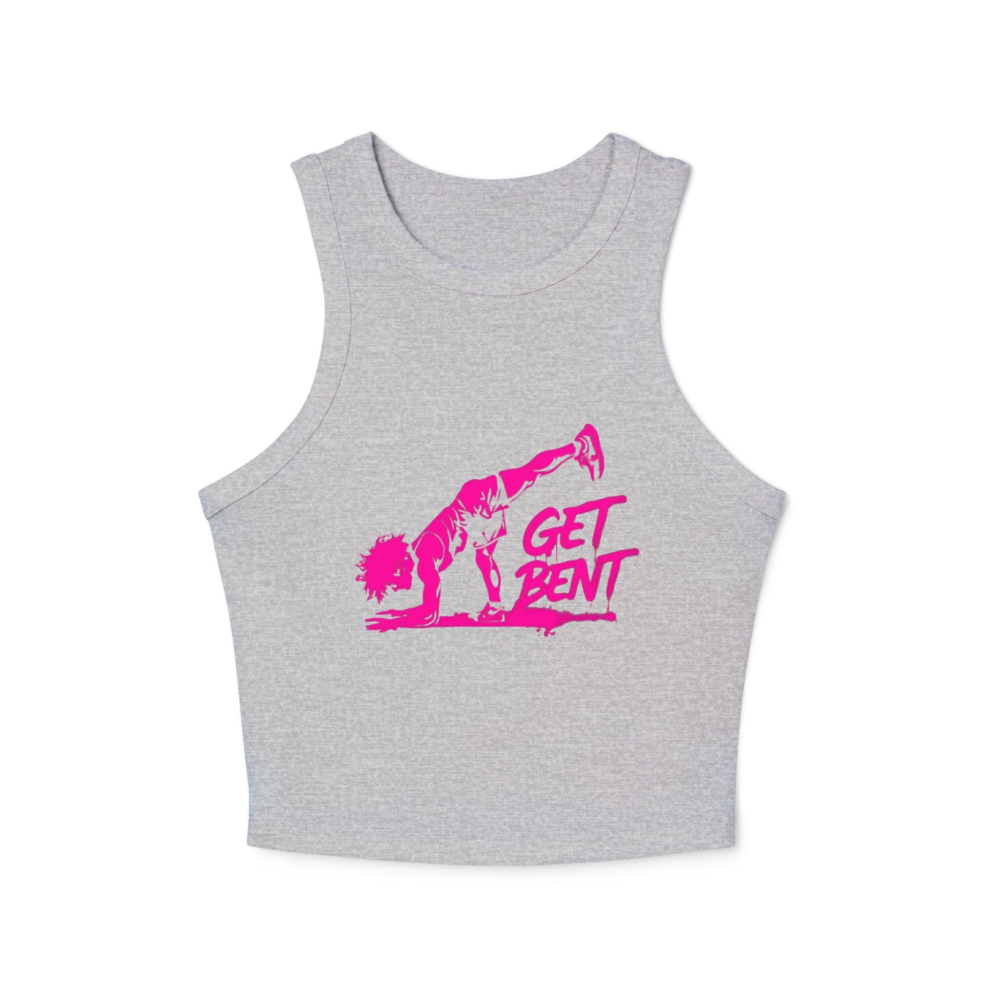 Get Bent Snarky Yoga & Pilates Shirt Athletic Heather