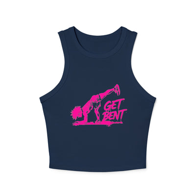 Get Bent Snarky Yoga & Pilates Shirt Solid Navy Blend
