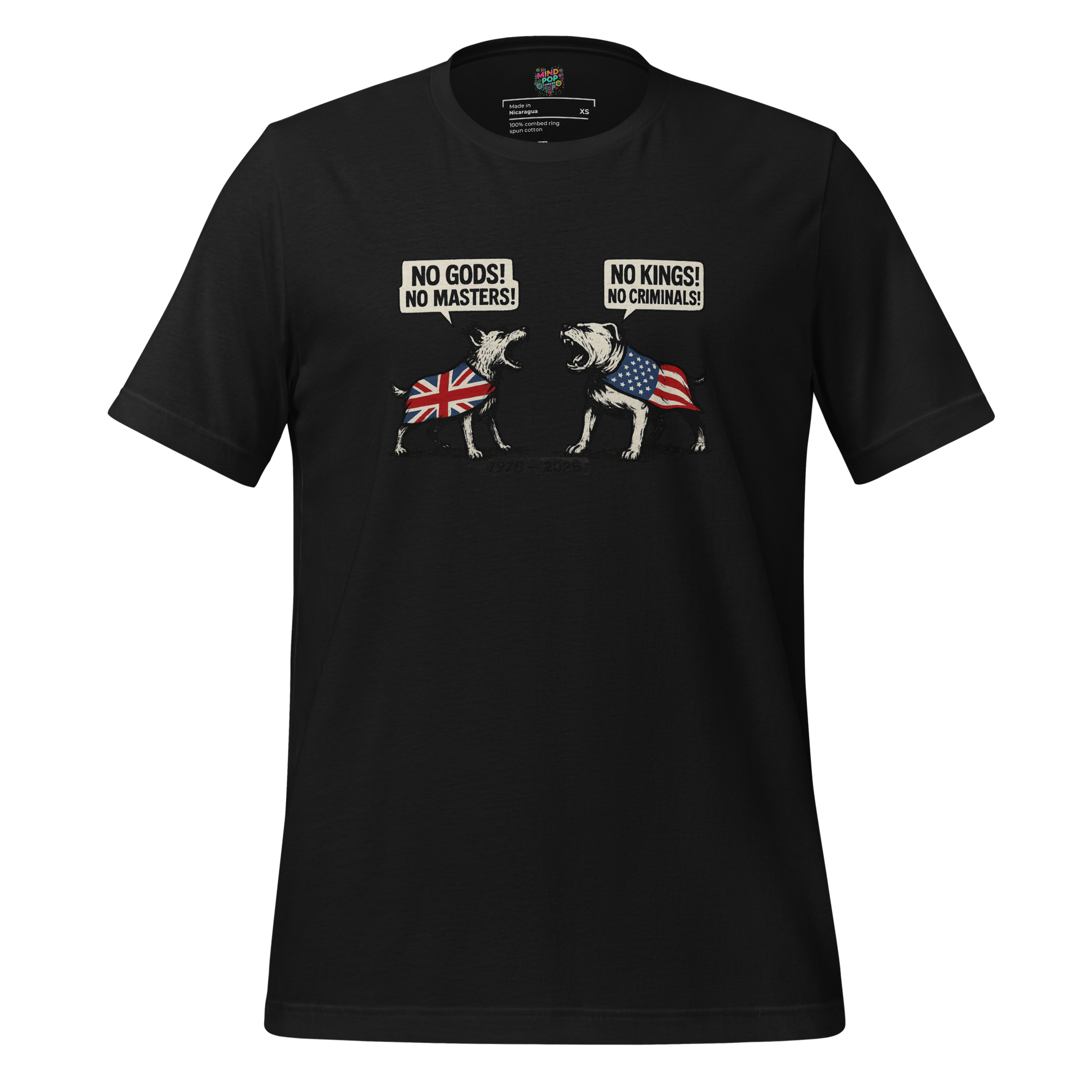 God Gods, No Masters K9 Shirt Vintage Black