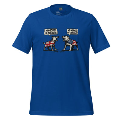 God Gods, No Masters K9 Shirt True Royal